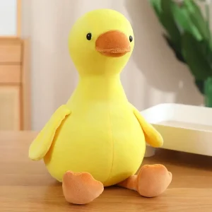 16/35/50cm New Simulation Big Yellow Duck and White Goose Doll Stuffed Plush Toy Cartoon Anime Cute Children's Birthday Gift