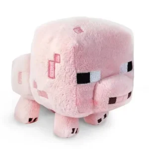 Game MC Baby Pig Plush Stuffed Toys Wolf Ocelot Baby Pig Enderman Plush Soft Animals Toy Doll for Kids Children Gifts