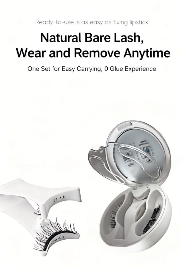 Magnetic Natural False Lashes – Glue-Free, Reusable & Easy to Wear Anytime -TIKTOK LIVE - Image 2